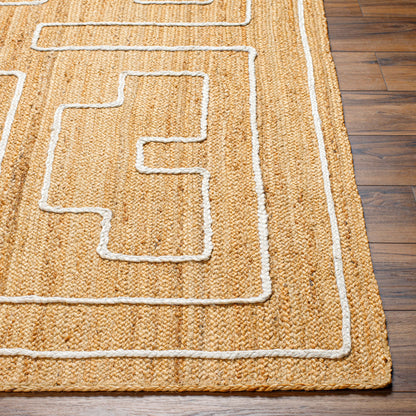 Luci UCI-2302 5' x 7' Handmade Jute Area Rug