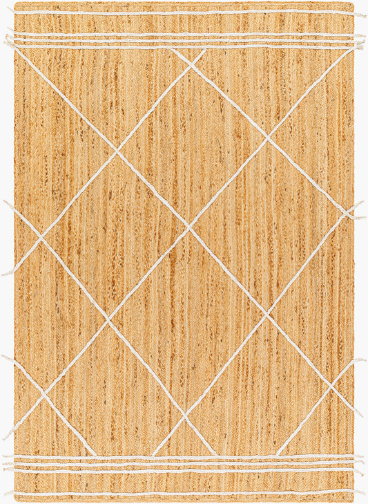 Luci UCI-2303 2' x 3' Handmade Jute Accent Rug