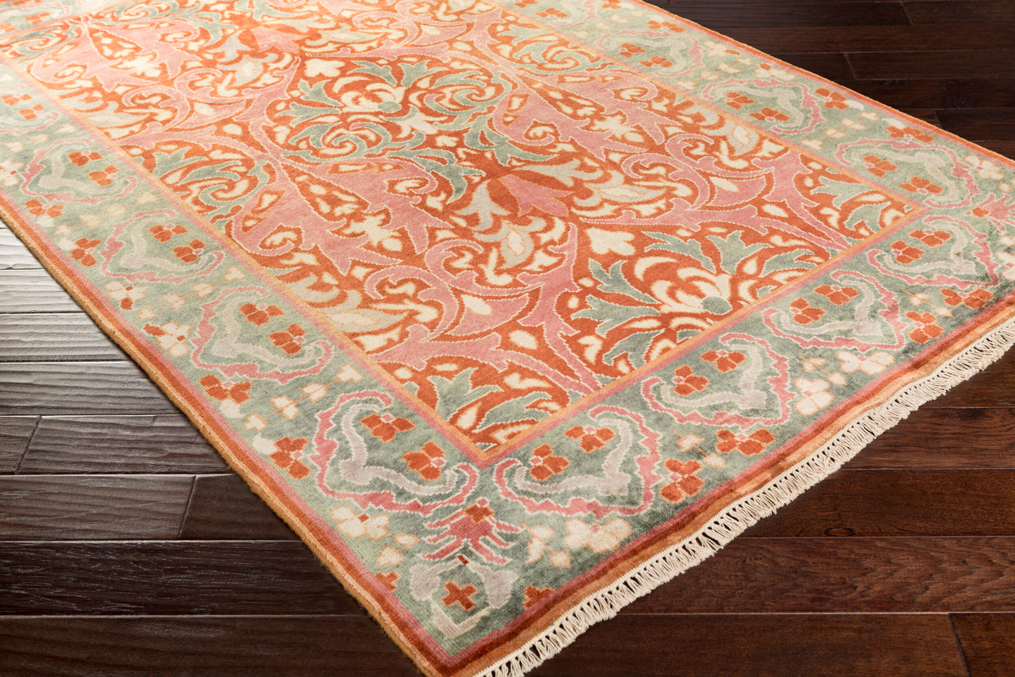 Alfombra de lana hecha a mano Uncharted UND-2006 de 1,52 m x 2,44 m