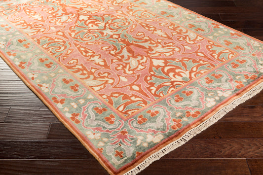 Alfombra de lana hecha a mano Uncharted UND-2006 de 1,52 m x 2,44 m