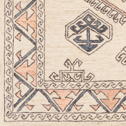Urfa URF-2300 8ft Runner Handmade Wool Runner Rug