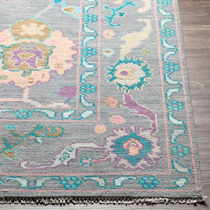 Ushak USK-2300 2' x 3' Handmade Wool Accent Rug