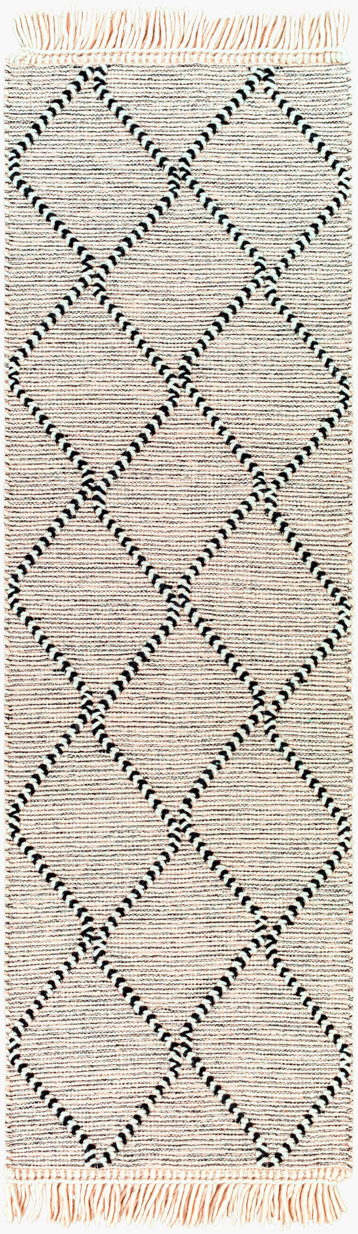 Uttar UTT-2301 8ft Runner Handmade Runner Rug