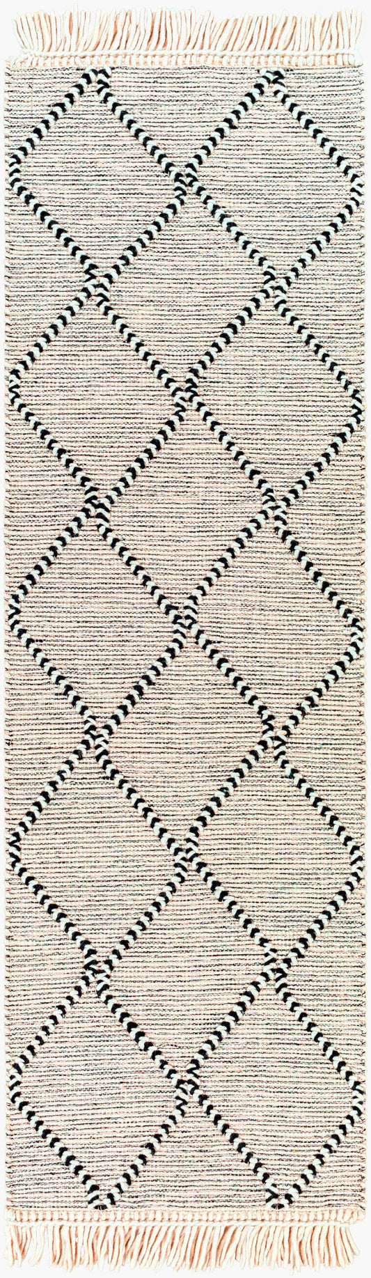 Uttar UTT-2301 8ft Runner Handmade Runner Rug