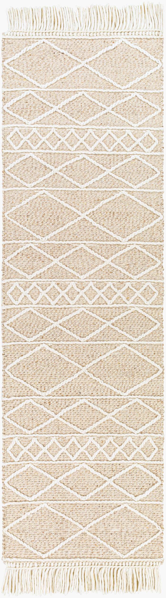 Uttar UTT-2304 8ft Runner Handmade Runner Rug