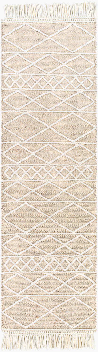 Uttar UTT-2304 8ft Runner Handmade Runner Rug