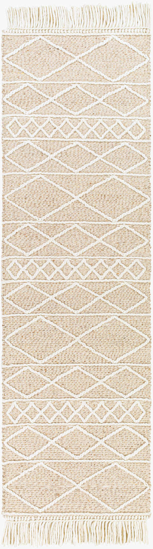 Uttar UTT-2304 8ft Runner Handmade Runner Rug