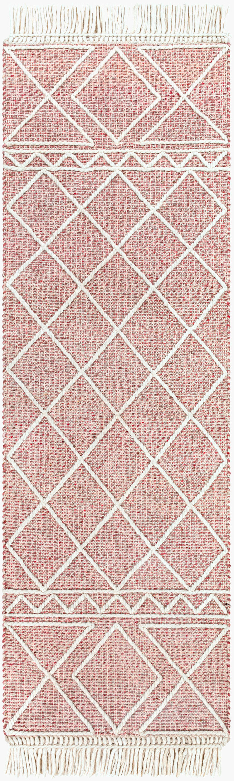 Uttar UTT-2305 8ft Runner Handmade Runner Rug