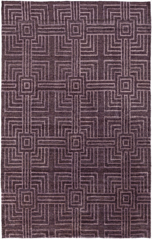 Vanderbilt VAN-1001 2' x 3' Handmade Faux Silk Accent Rug