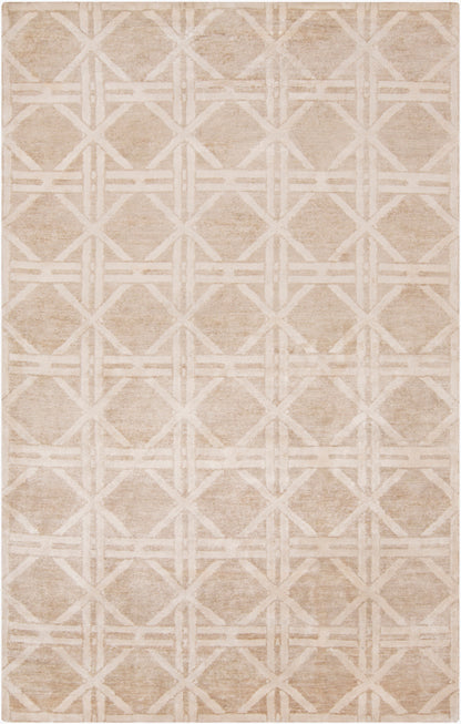 Vanderbilt VAN-1003 2' x 3' Handmade Faux Silk Accent Rug