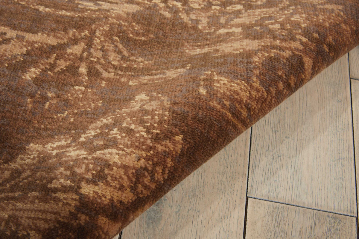 Silken Allure SLK19 Chocolate Loomed Rug