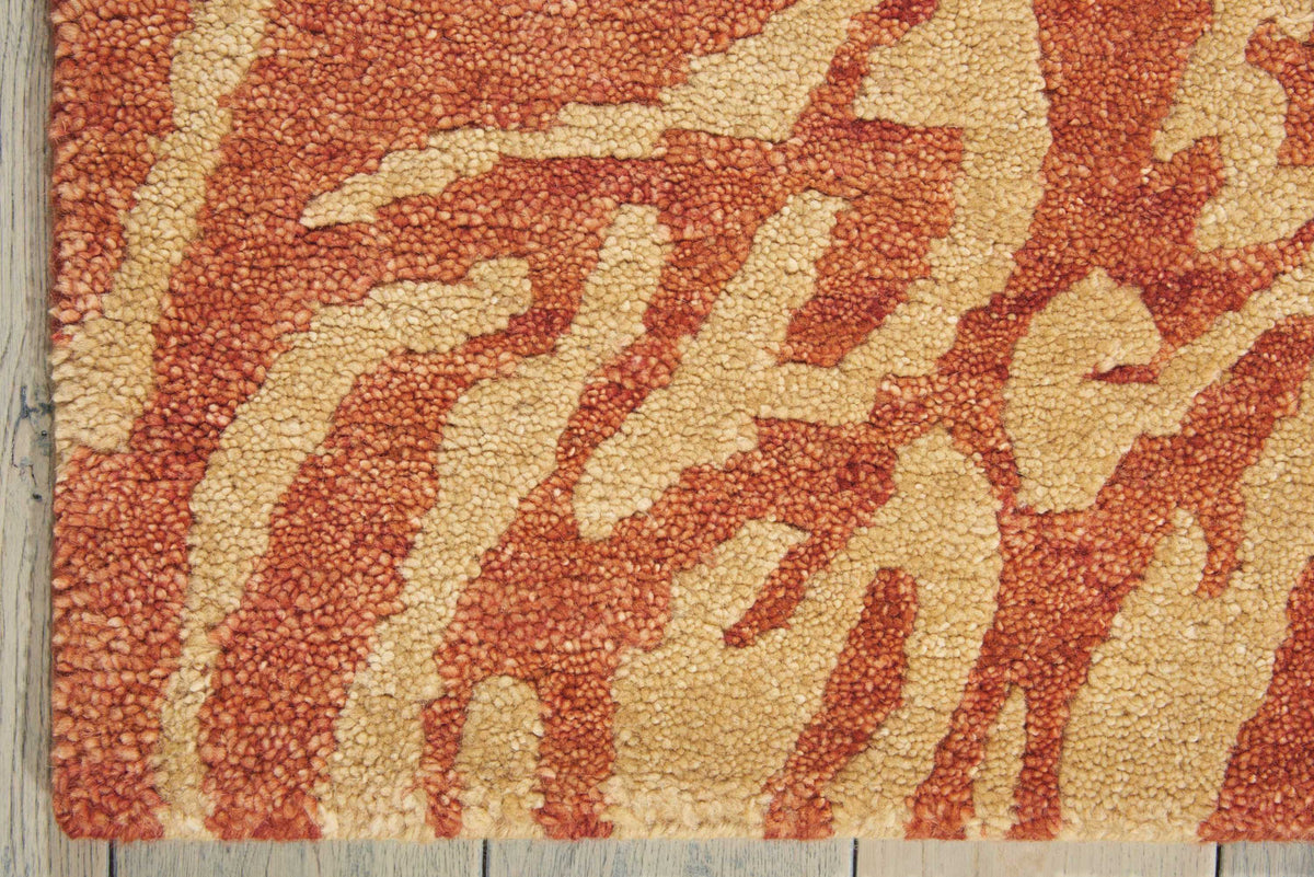 Tahoe Modern MTA02 Rust/Beige Knotted Rug