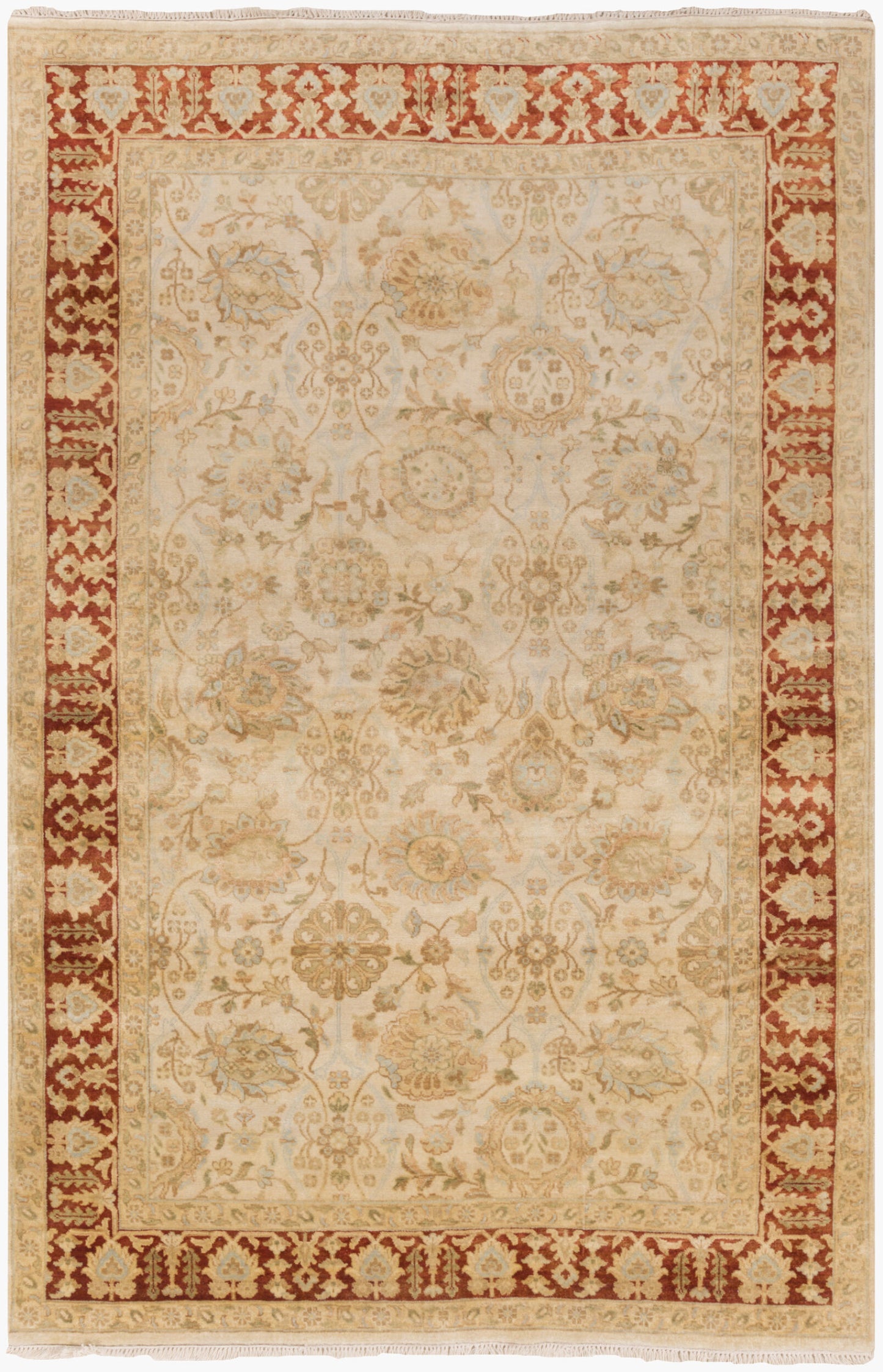 Victoria VIC-2001 2' x 3' Handmade Wool Accent Rug