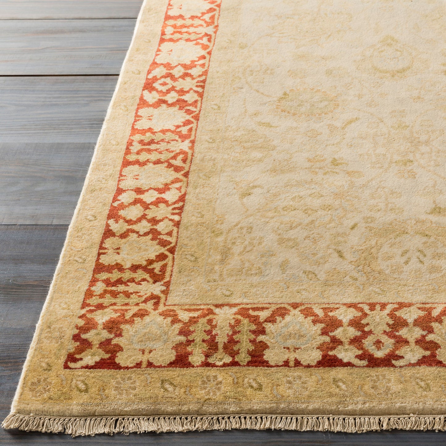 Victoria VIC-2001 2' x 3' Handmade Wool Accent Rug