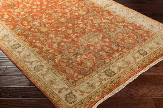 Victoria VIC-2002 3' x 5' Handmade Wool Accent Rug