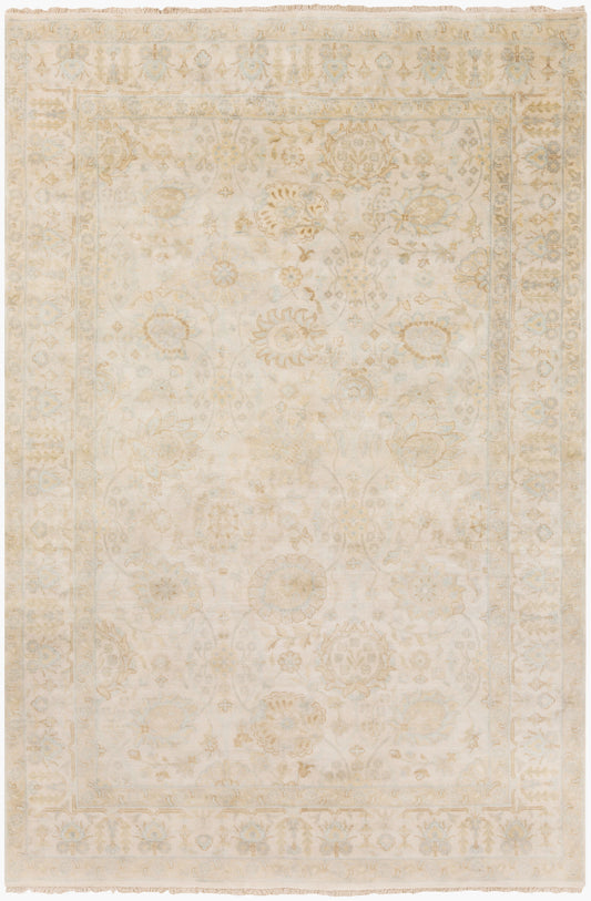 Victoria VIC-2003 Alfombra de lana hecha a mano de 1,52 m x 2,74 m