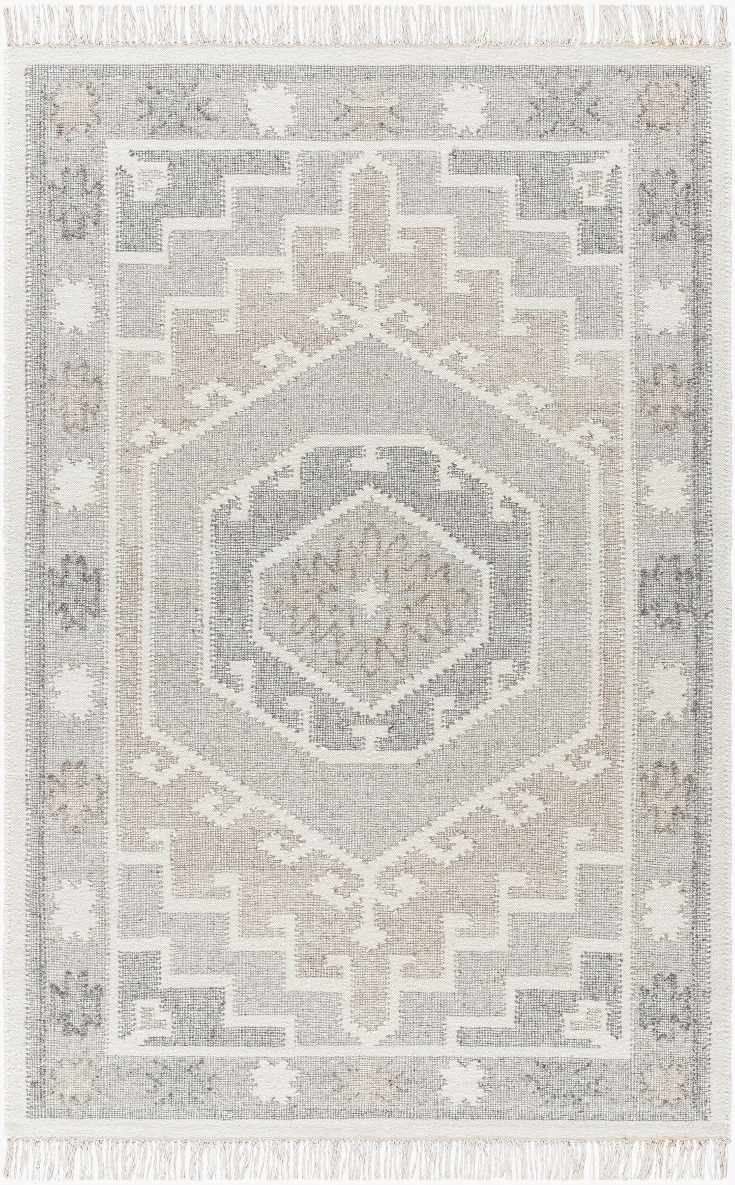 Alfombra de lana hecha a mano Valerie VLA-2304 de 8' x 10'