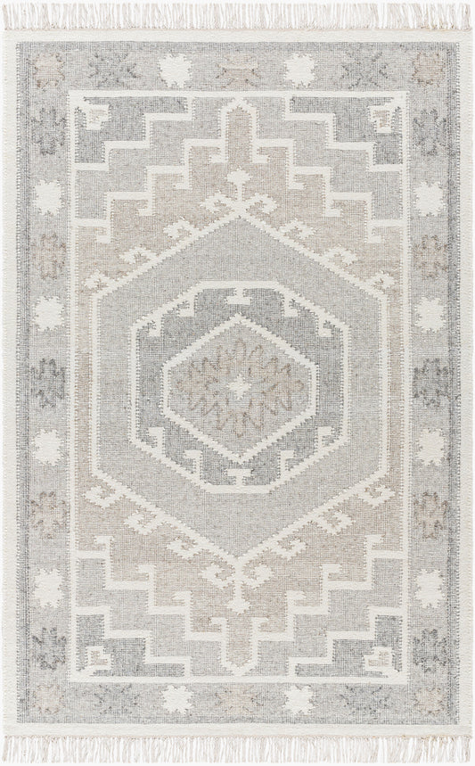 Alfombra de lana hecha a mano Valerie VLA-2304 de 8' x 10'