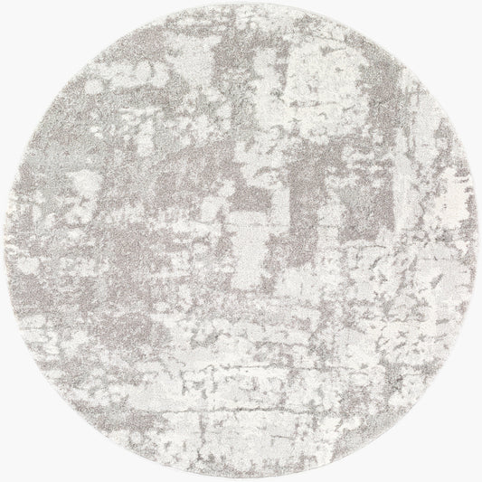 Venice VNE-2305 5ft Round Machine Woven Area Rug