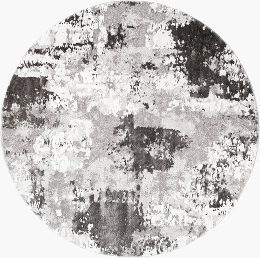 Venice VNE-2308 8ft Round Machine Woven Area Rug