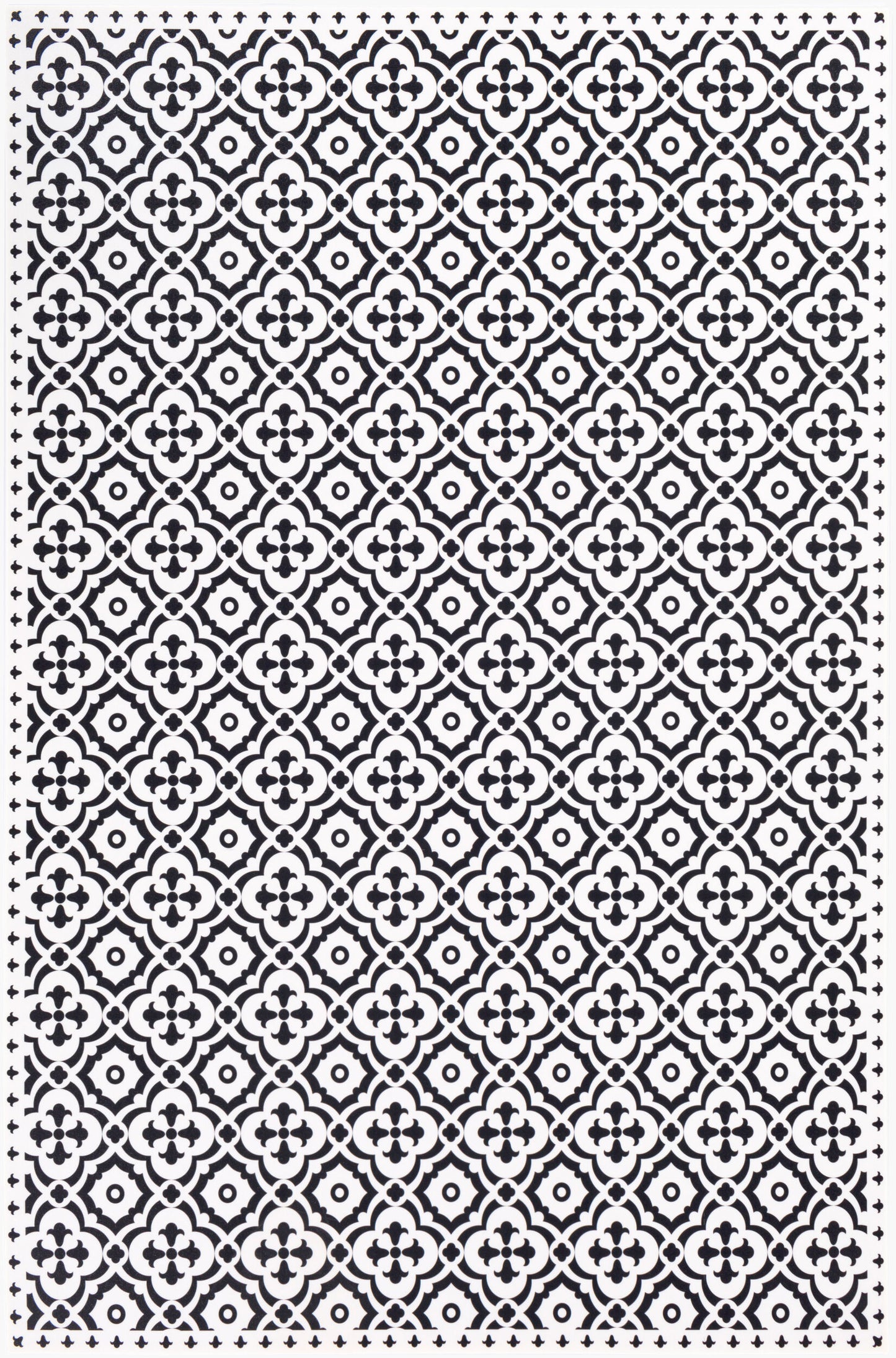 Vinilo VNL-2301 Alfombra decorativa tejida a máquina de 2' x 4'