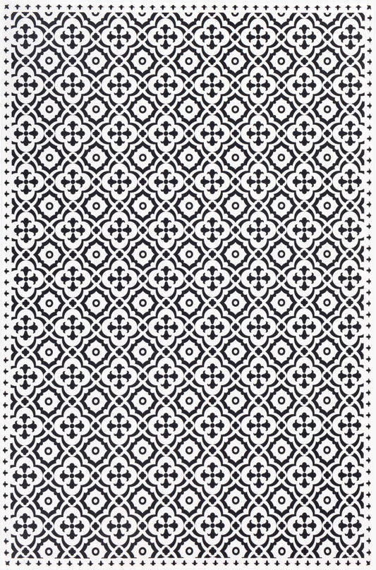 Vinilo VNL-2301 Alfombra decorativa tejida a máquina de 2' x 4'