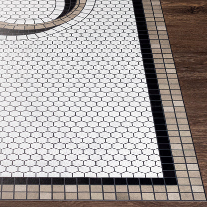 Vinilo VNL-2310 Alfombra decorativa tejida a máquina de 2' x 3'
