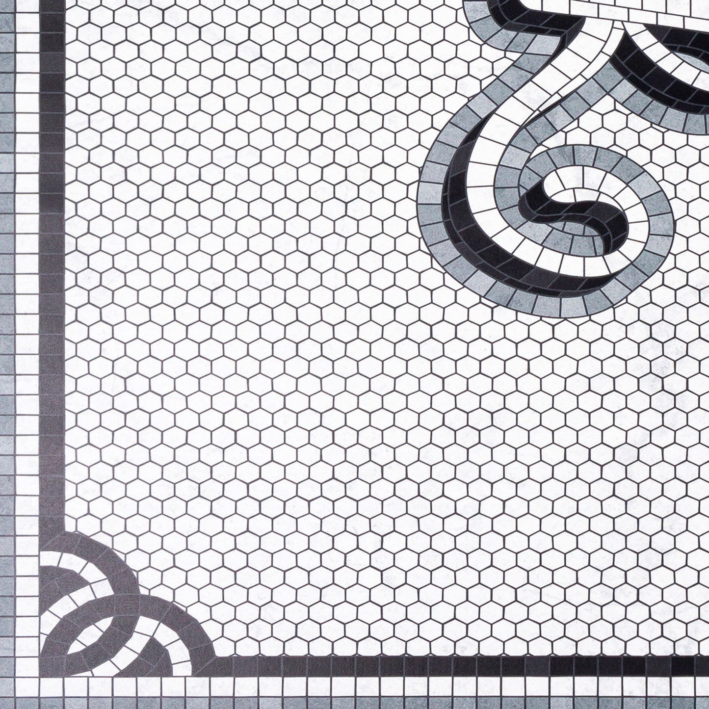 Vinilo VNL-2311 Alfombra decorativa tejida a máquina de 2' x 4'