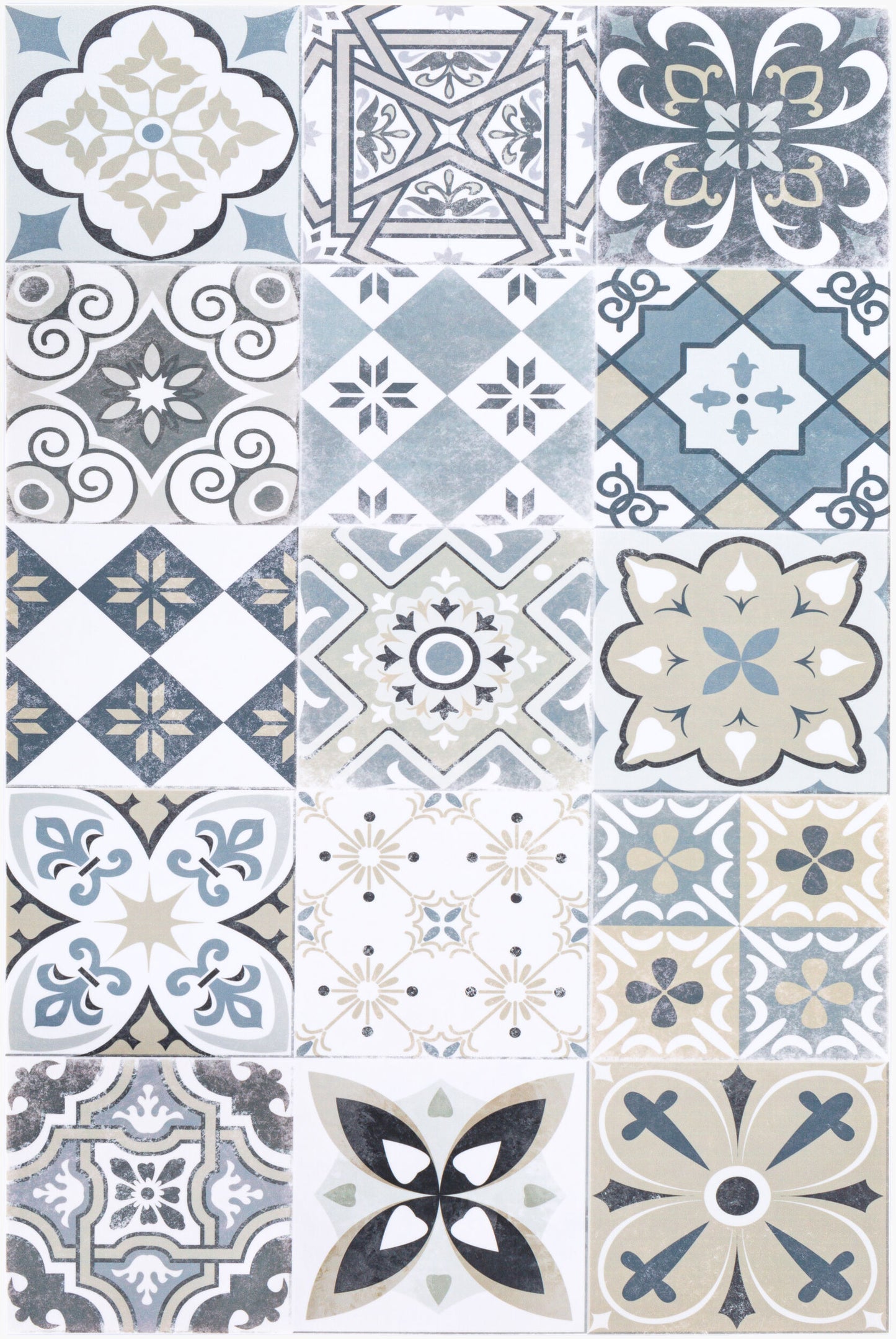 Vinilo VNL-2314 2' x 4' Machine Woven Accent Rug