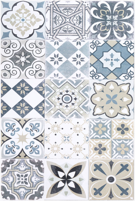 Vinilo VNL-2314 2' x 4' Machine Woven Accent Rug