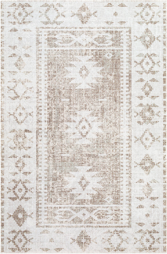 Vinilo VNL-2317 Alfombra decorativa tejida a máquina de 2' x 4'