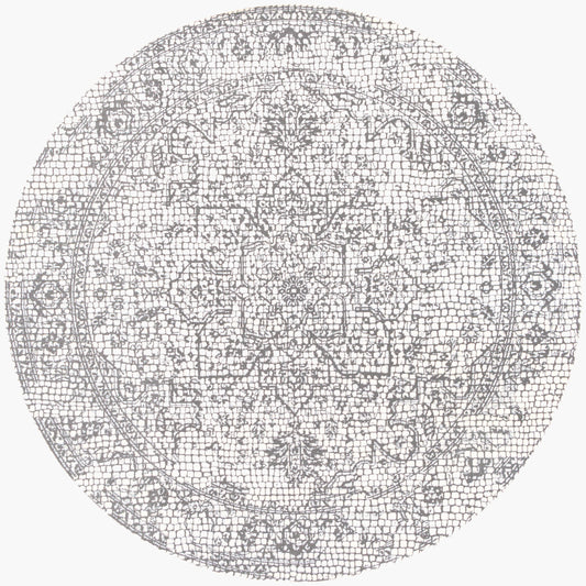 Venezia VNZ-2309 5ft Round Machine Woven Area Rug