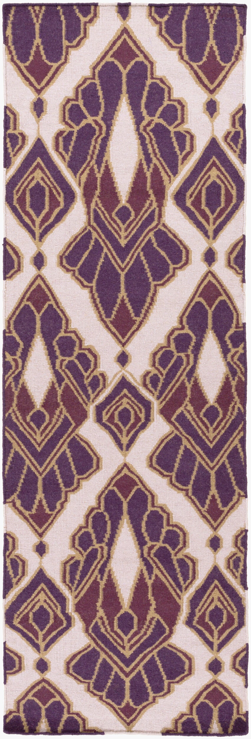 Alfombra de lana hecha a mano Voyages VOY-50 de 2,4 m