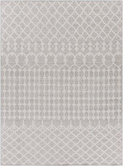 Veranda VRD-2308 Alfombra tejida a máquina para interiores y exteriores de 8' x 10'