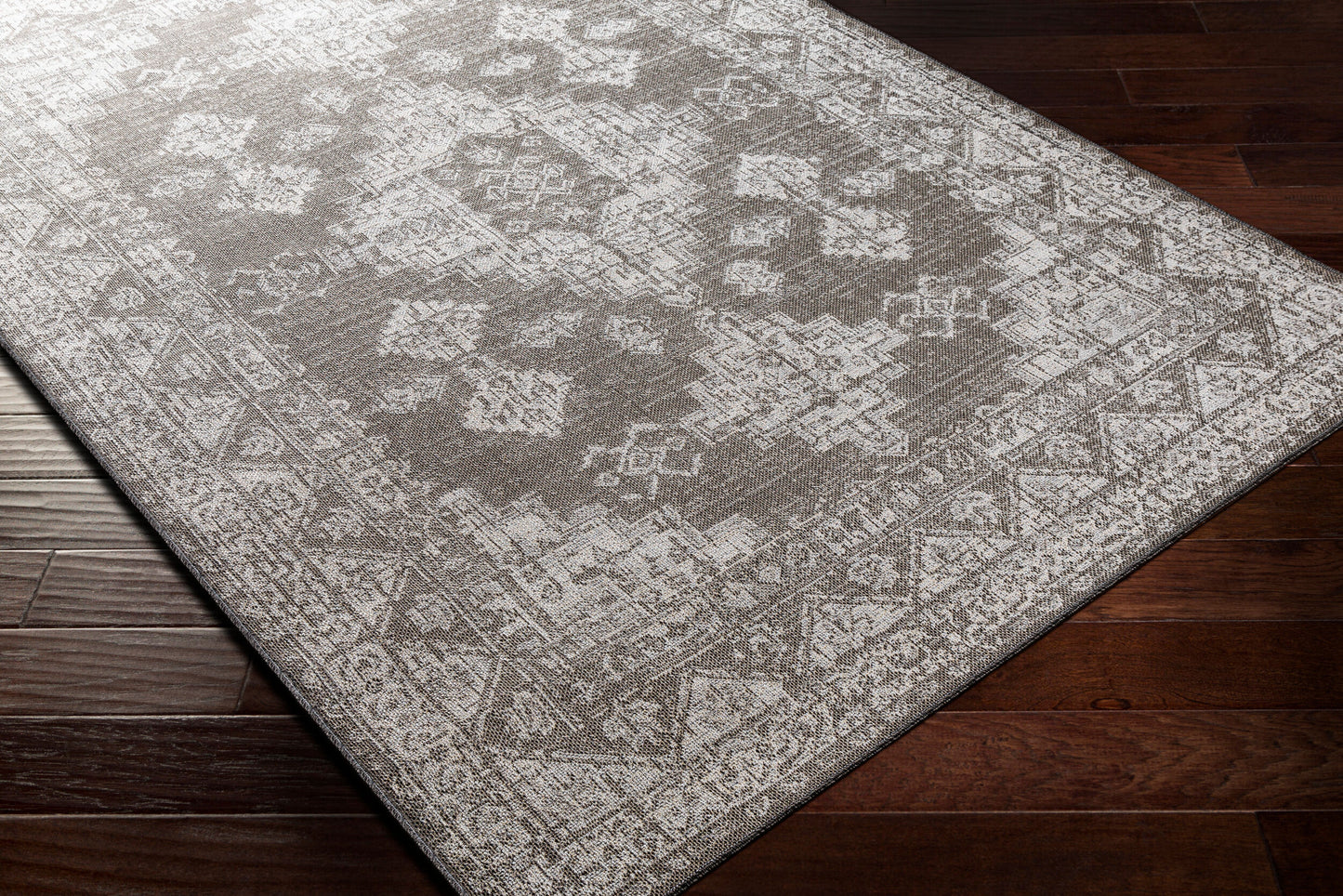 Veranda VRD-2313 Alfombra tejida a máquina para interior/exterior de 5' x 7'