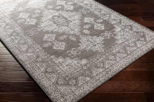 Veranda VRD-2313 Alfombra tejida a máquina para interior/exterior de 5' x 7'