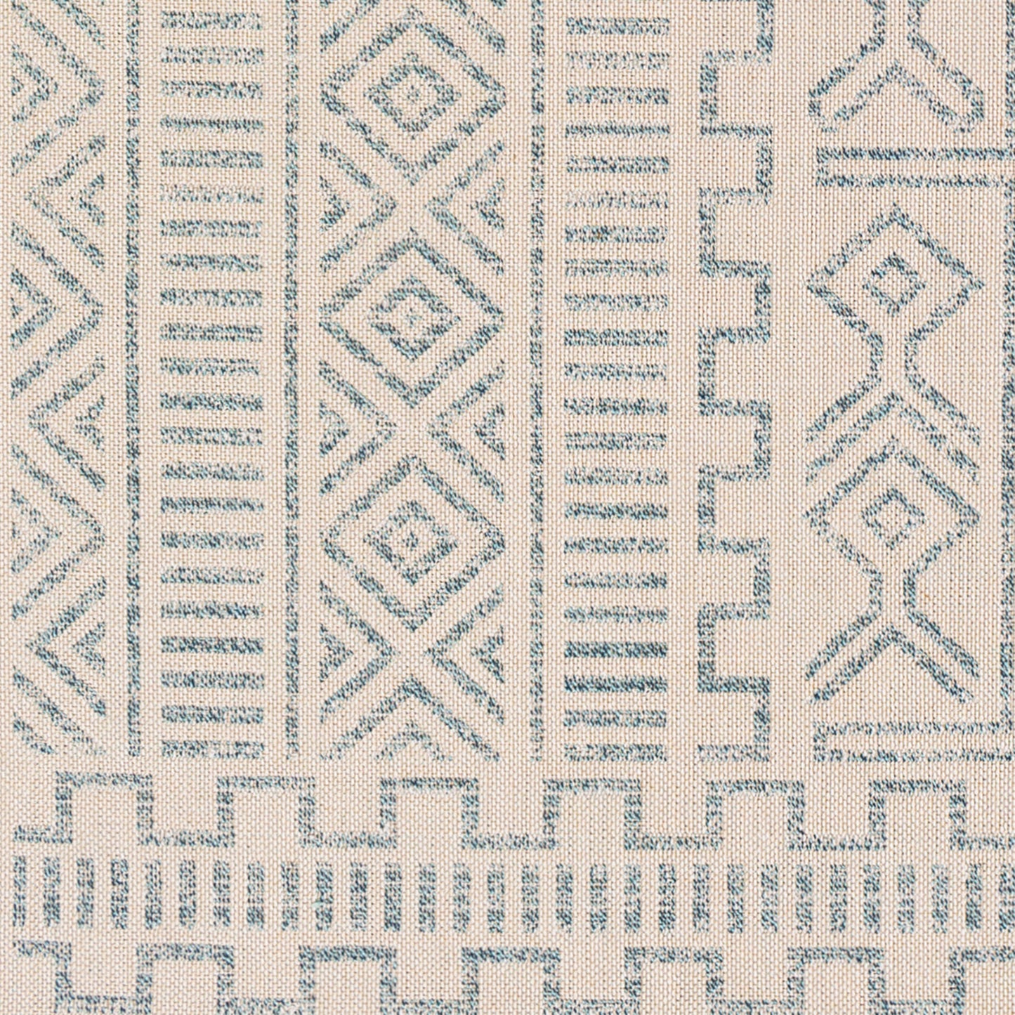 Veranda VRD-2317 Alfombra tejida a máquina para interior/exterior de 6' x 9'