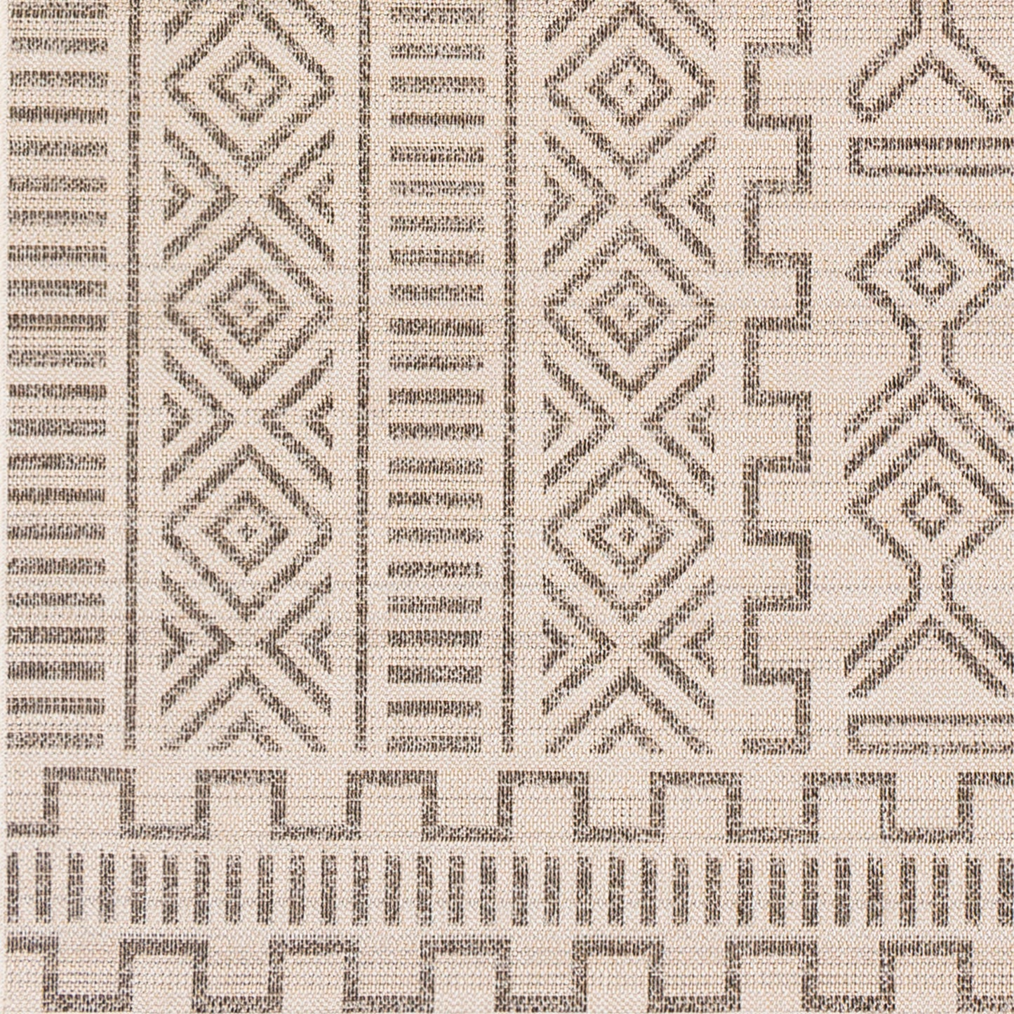Veranda VRD-2318 Alfombra tejida a máquina para interiores y exteriores de 5' x 7'