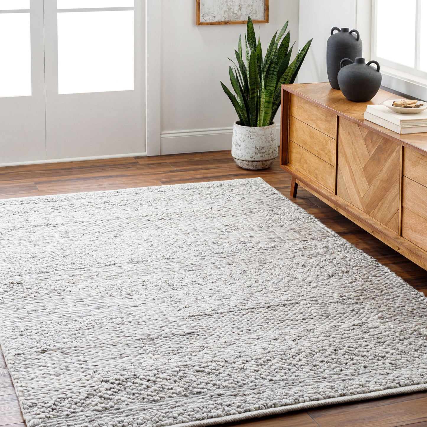 Vesta VST-2300 5' x 7' Handmade Recyled Area Rug