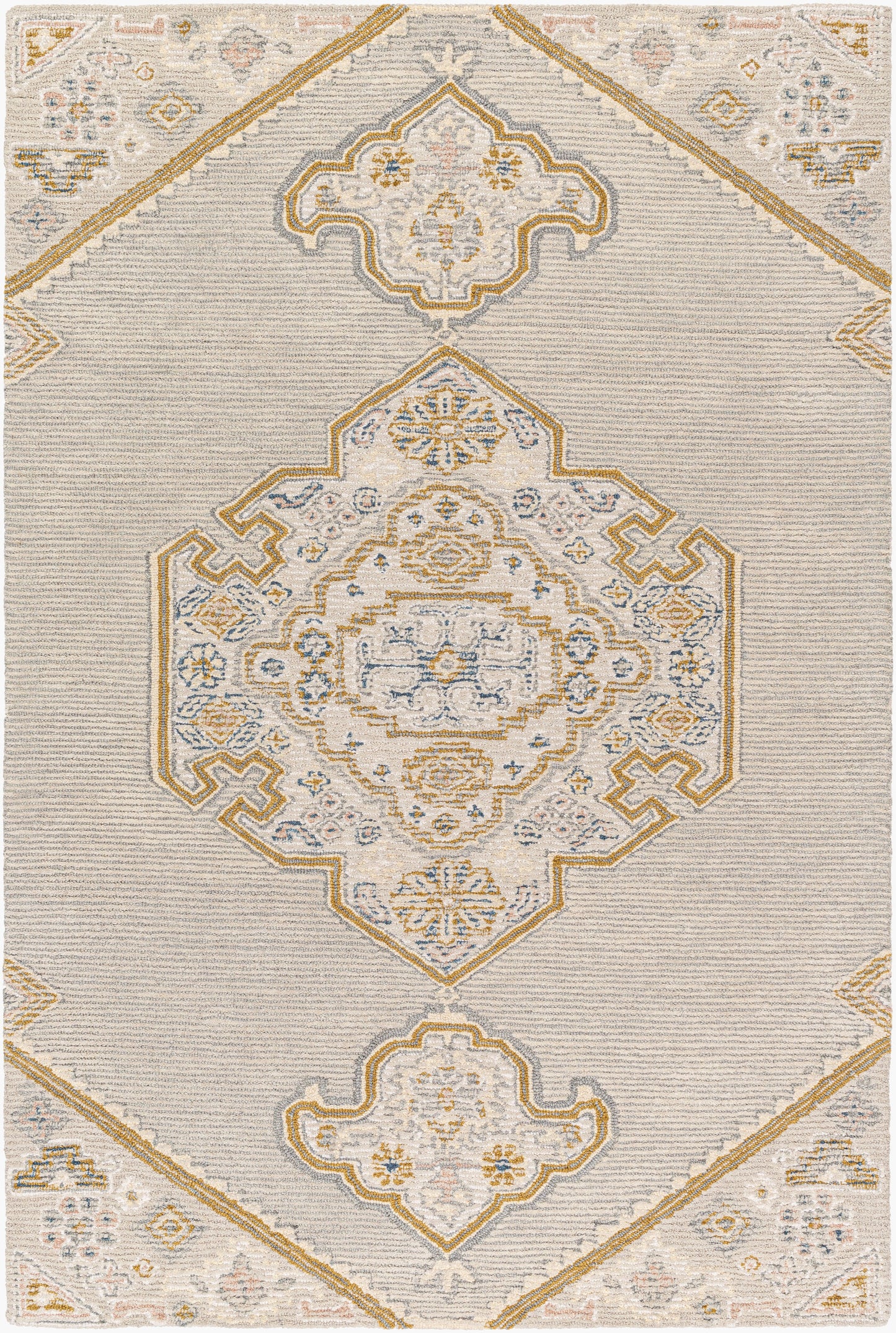 Vivianne VVE-2300 2' x 3' Handmade Wool Accent Rug