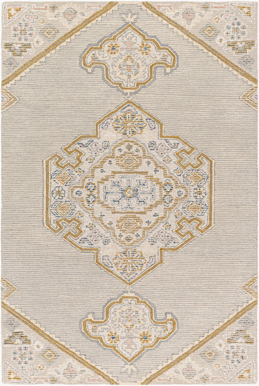 Vivianne VVE-2300 Alfombra de lana hecha a mano de 8' x 10'