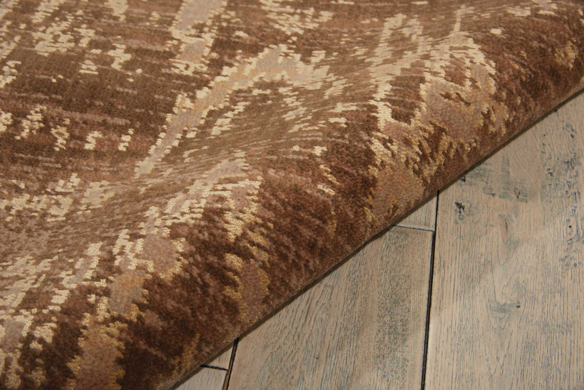 Silken Allure SLK17 Chocolate Loomed Rug
