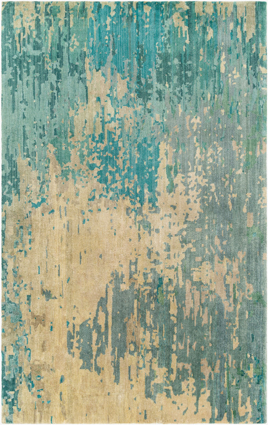 Watercolor WAT-5004 2' x 3' Handmade Wool Accent Rug