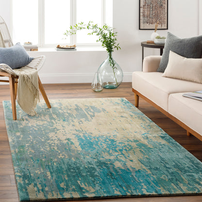 Watercolor WAT-5004 2' x 3' Handmade Wool Accent Rug