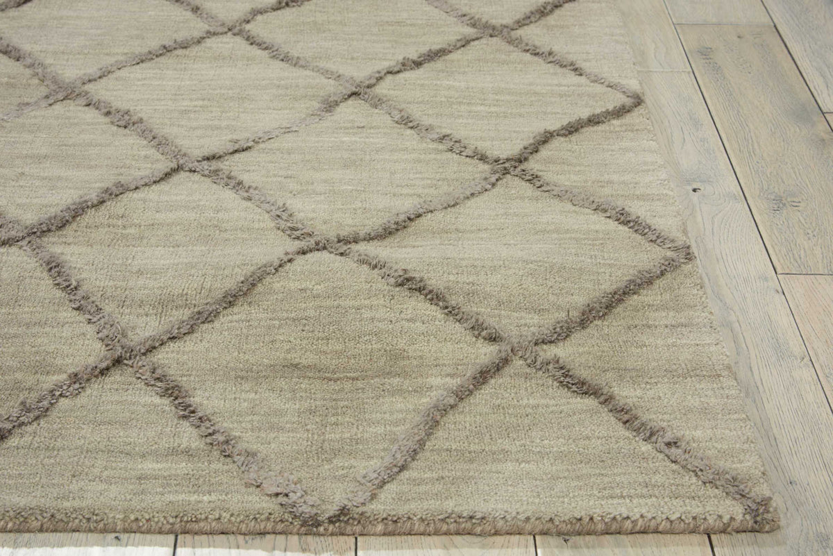 Lunette LNT01 Silver Tufted Rug