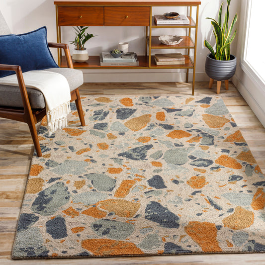 Alfombra de lana hecha a mano Winchester WIN-2300 de 1,52 m x 2,13 m