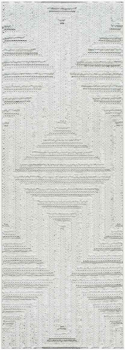 West Palm WPM-2304 7ft Runner Machine Woven Indoor/Outdoor Runner Rug