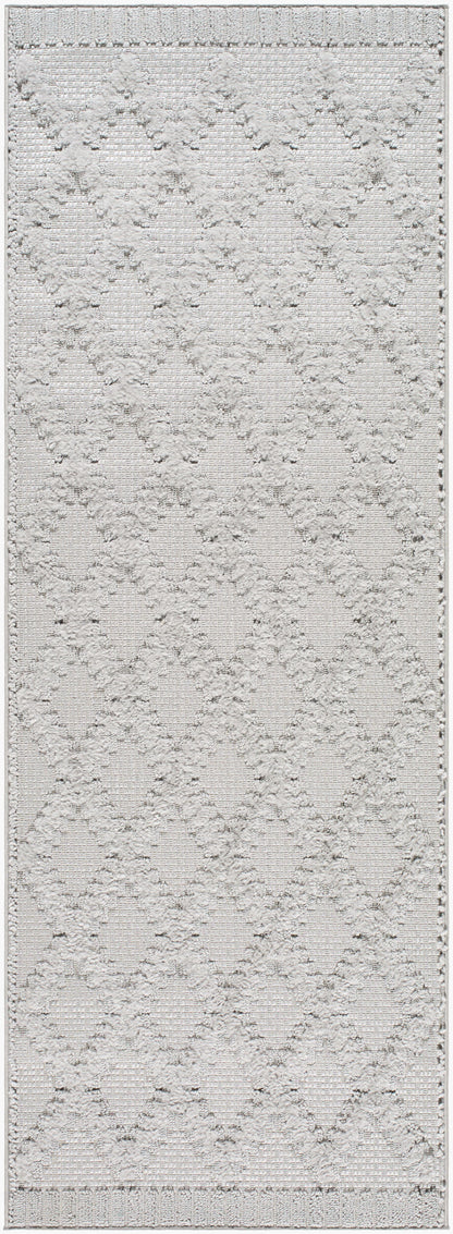 West Palm WPM-2306 7ft Runner Machine Woven Indoor/Outdoor Runner Rug