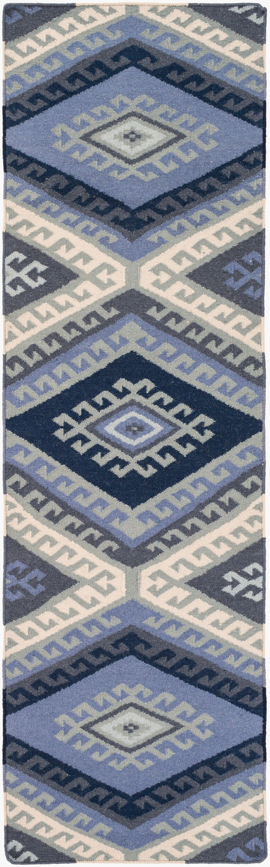 Wanderer WRR-2000 8ft Runner Handmade Wool Runner Rug