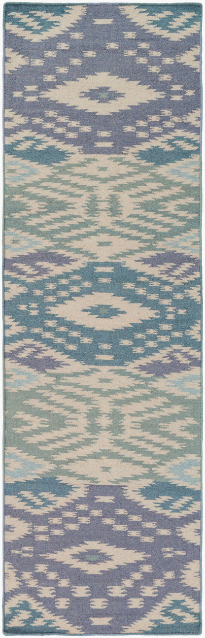 Wanderer WRR-2001 8ft Runner Handmade Wool Runner Rug